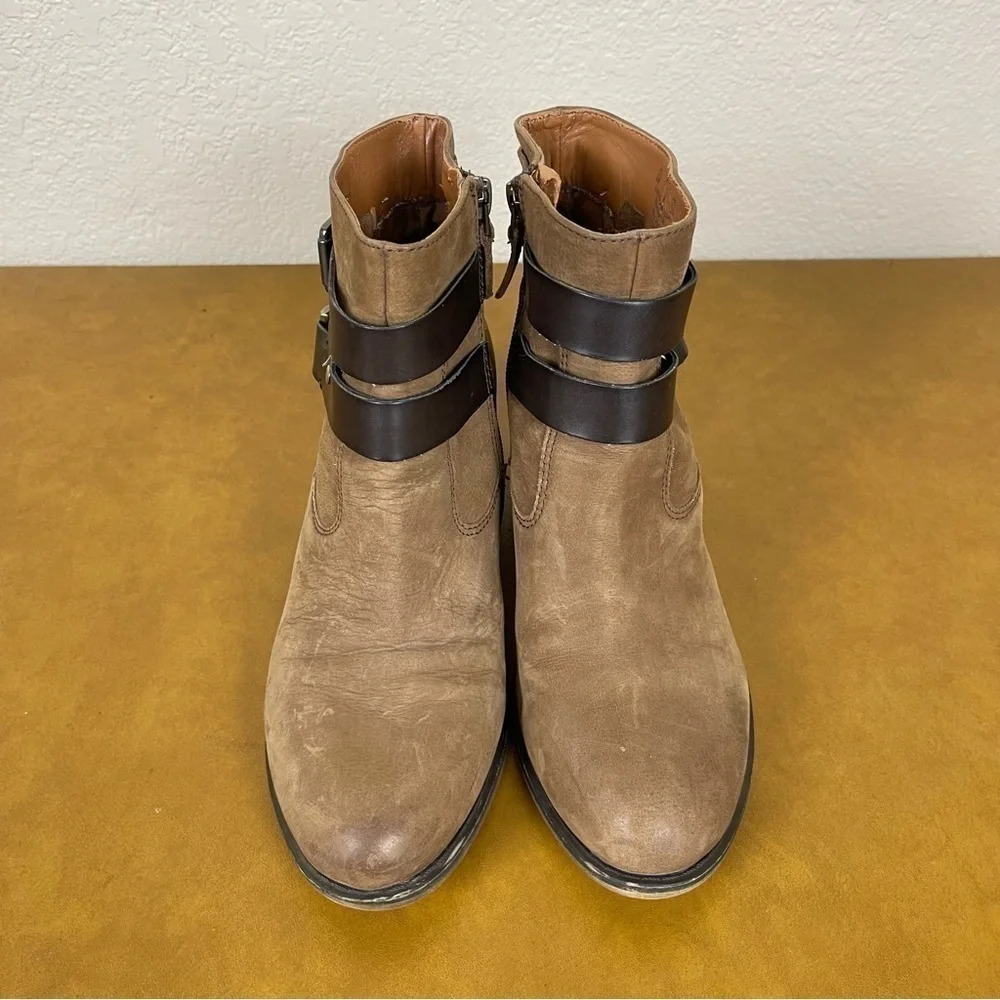 Franco Sarto Leather Linden 2 Ankle Booties Size 8 Women